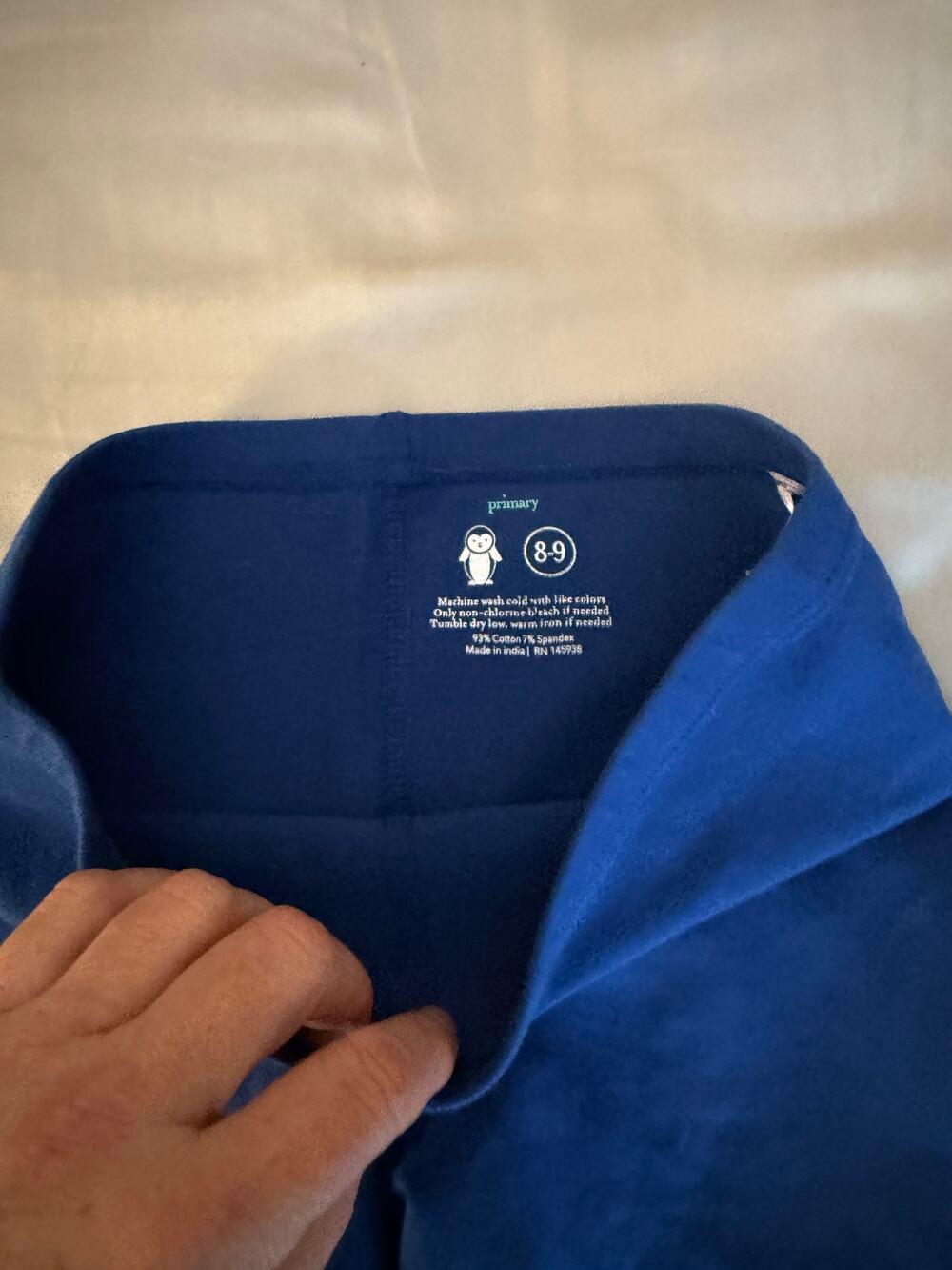 CHECK GET NEW PICK Primary blue shorts size 8